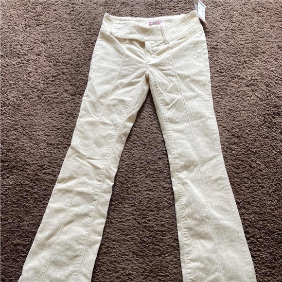 Corduroy jeans, striped size 0. - Picture 2 of 6